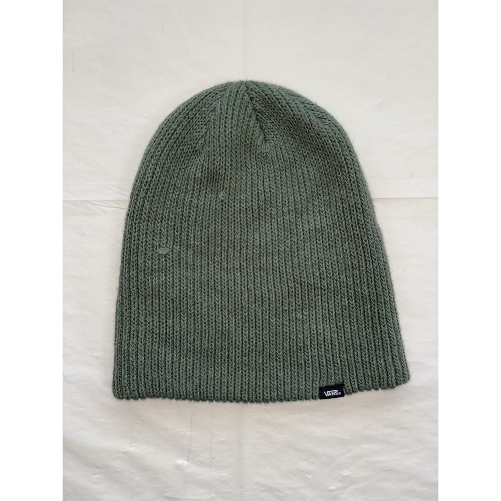 VANS Knit Beanie Hat Cap, Olive Green